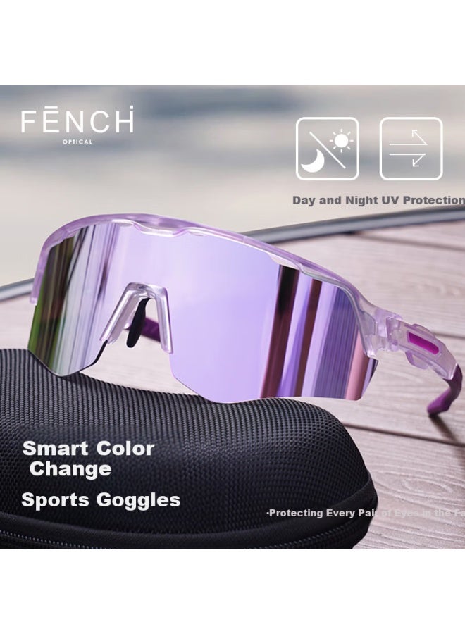 Fenchi Cycling Gl Windproof Photochromic Day And Night Outdoor Sports Running Biking Skiing Road Bicycle Goggles - Image 2