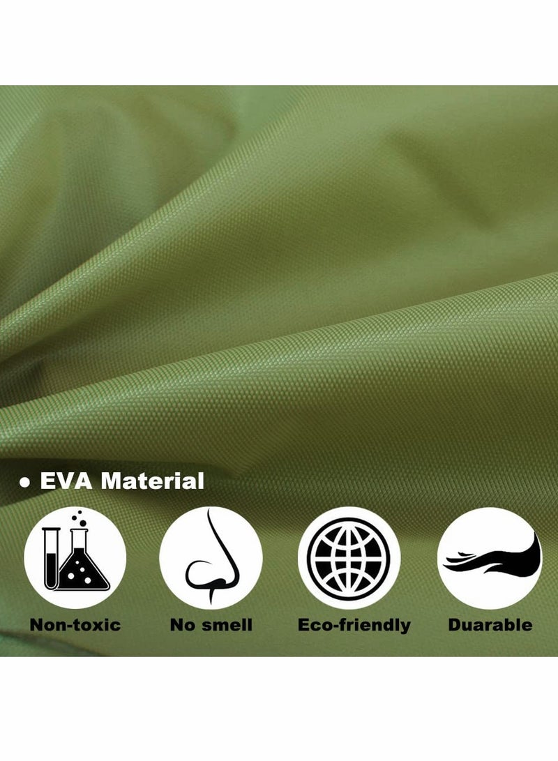 SYOSI Raincoat Rain Ponchos for Adults Women Men   1 Pack Reusable EVA Clear Portable Rain Coats Lightweight Jackets with Hood, Rain Ponchos Adults Packable Poncho Adult Clear Hood - Image 4