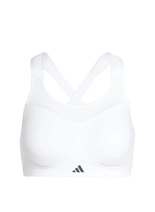 Adidas adidas Tlrdim Hs Bra White Training Bra 2XSB