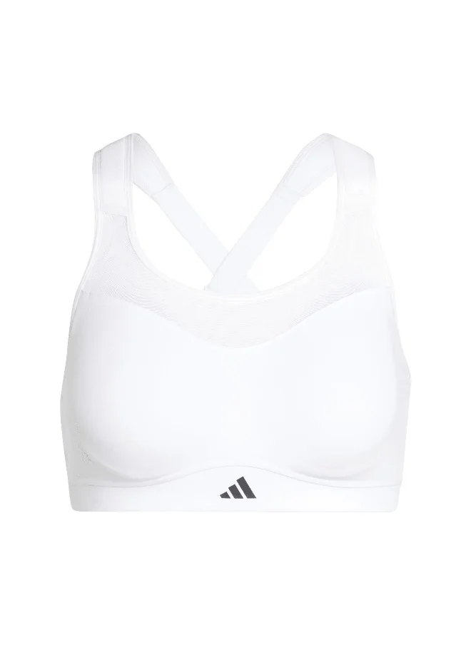 Adidas adidas Tlrdim Hs Bra White Training Bra 2XSB