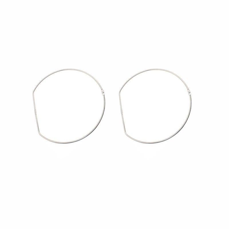 2 Pcs Nickel Plated Metal D Shaped Book Rings 9in For Key Organization Office Storage - Image 2