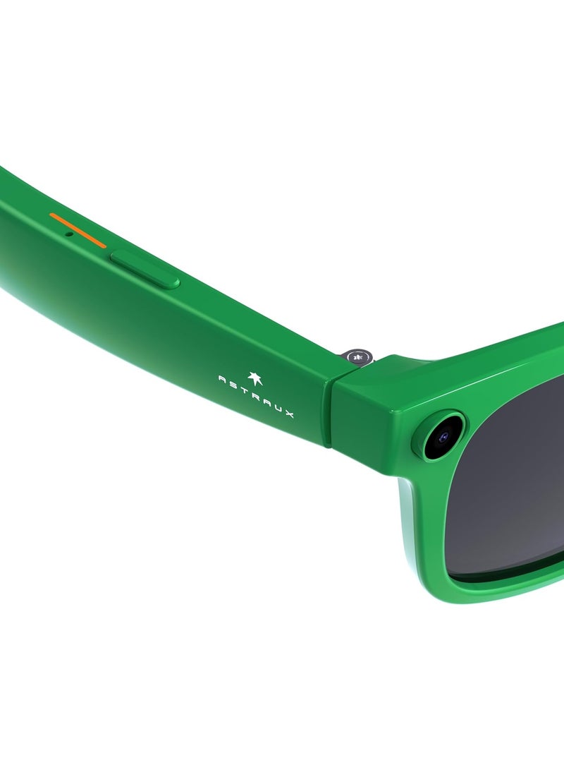 IMIKI AI Smart Glasses UV400 Sunglasses AI Translation Object Recognition Professional Optical Lens Video Recording 4GB Memory Long Standby (Green) - Image 4