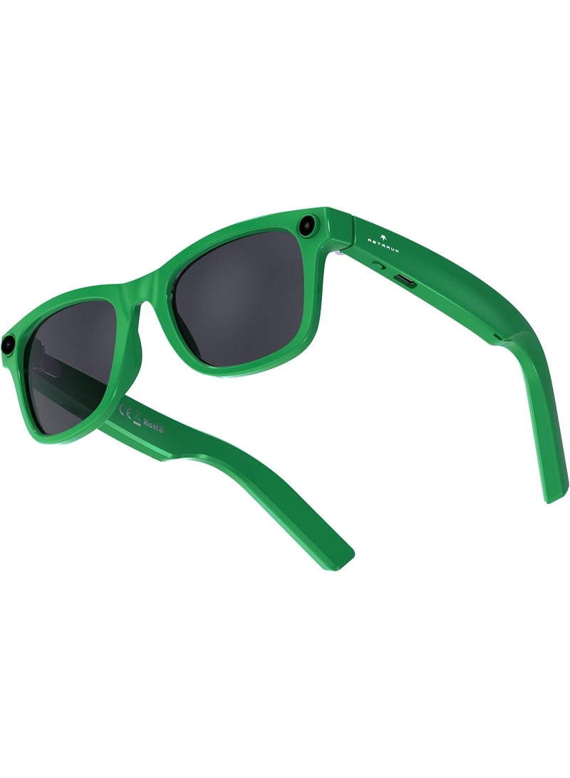 IMIKI AI Smart Glasses UV400 Sunglasses AI Translation Object Recognition Professional Optical Lens Video Recording 4GB Memory Long Standby (Green) - Image 5