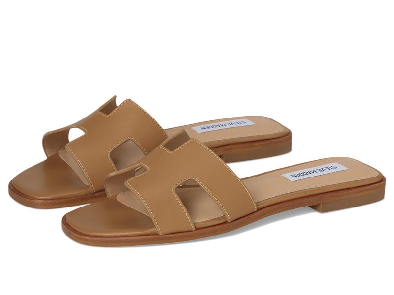 Steve Madden Women's Hadyn Sandal, Banana Leather, 9 - Image 1