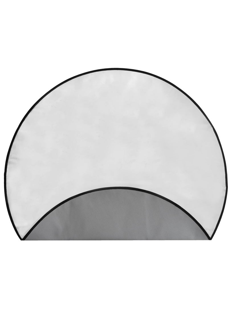 Excefore - Round 36” Fire Pit Protector Outdoor Fireproof BBQ Grill Firepit Mat - Heat Deflector Protecting Floor, Decking, Patio, Campsite, Chiminea, Grass, Bonfires for Heat Fire Damage - Image 1