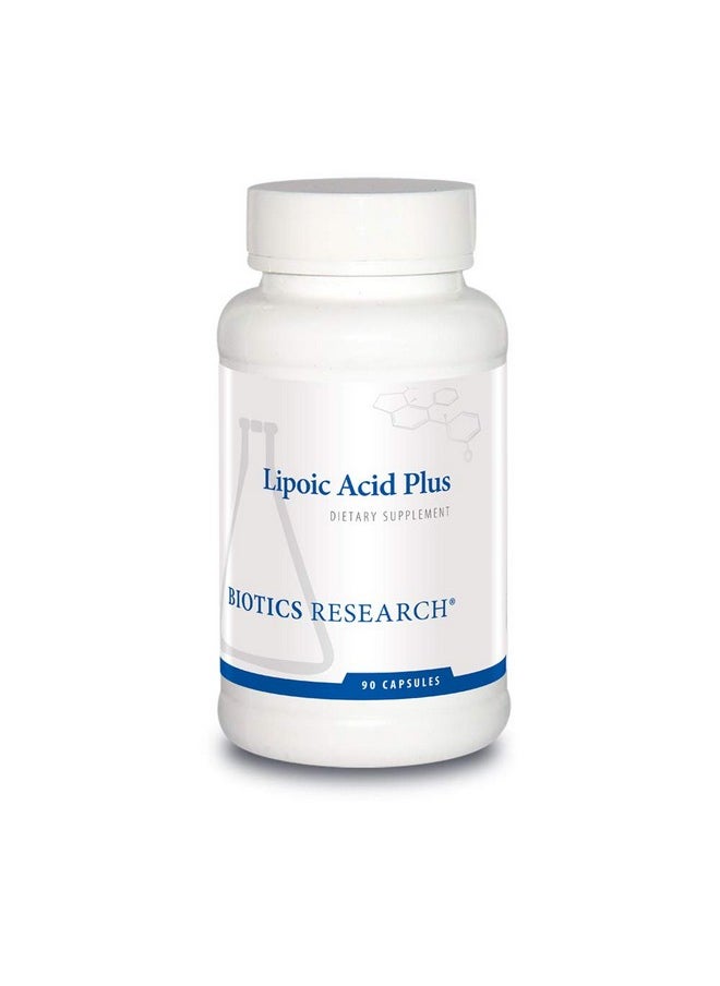 BIOTICS Research Lipoic Acid Plus Alphalipoic Acid Vitamin C Powerful Antioxidant Promotes Eye Health. 90 Caps  - Image 2