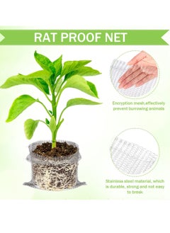 SYOSI 4 Pcs 5 Gallon Root Guard Gopher Proof Wire Baskets, Mole and Vole Mesh Wire Protection, Stainless Steel Underground Wire Baskets for Plant Root Protection  - Image 3