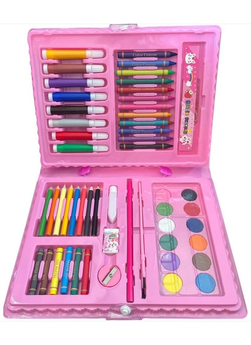 Generic Darice 68 -Piece Art Set – Art Supplies for Drawing, Painting and More in a Plastic Case - Makes a Great Gift for Children and Adults  - Image 2
