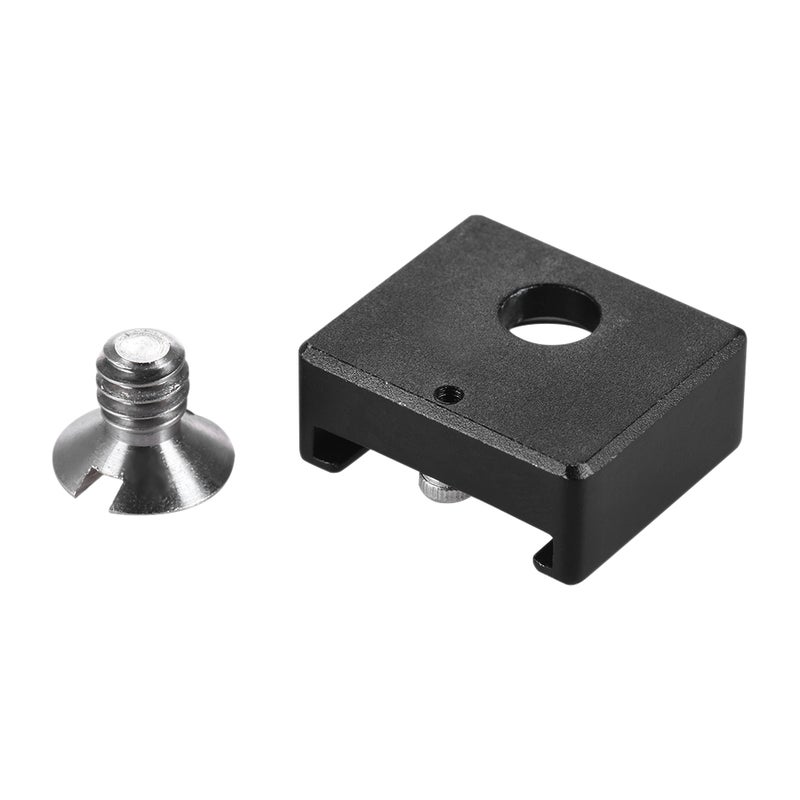 Cold Shoe Mount Adapter Base Bracket with 1/4" Mounting Screw for DSLR Camera Cage Flash LED Light Microphone(Pack of 1) - Image 2