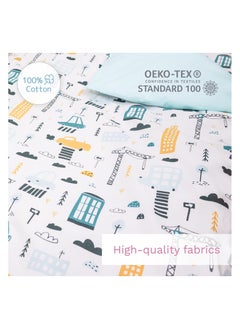 Moro Moro Baby Cot Duvet & Pillowcase Set – 100% Cotton – 120x90 cm  - Image 3