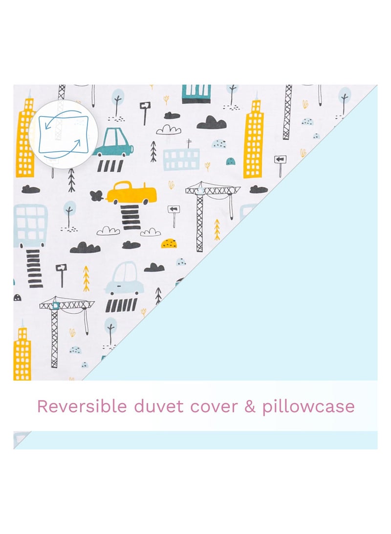 Moro Moro Baby Cot Duvet & Pillowcase Set – 100% Cotton – 120x90 cm - Image 5