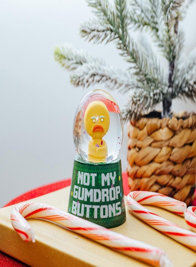 سيلفر بوفالو كرة ثلجية صغيرة مضيئة من شريك جينجي نوت ماي غَمدروپ بوتونز مع عرض بريق دوّار | ارتفاع 3 بوصات - Image 5