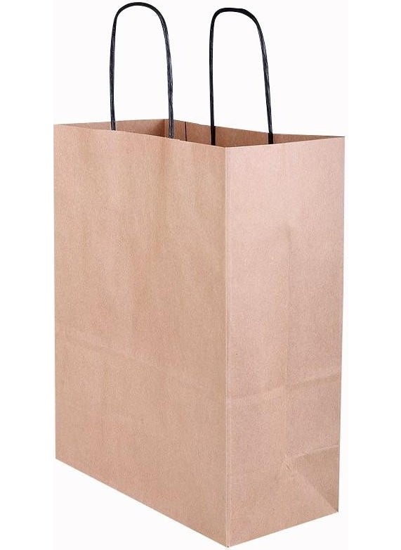 1001 Ambalaj - 1001 Packaging KRAFT PAPER BAG 25X12X31 CM KRAFT 25 PCS - Image 1