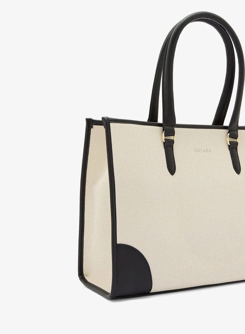 Khizana  Contrast Color Large Tote Bag for Women | Best Price UAE