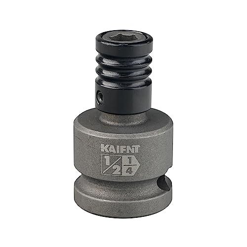 KAIFNT K352-007 1/2-inch Drive to 1/4-inch Hex Bit Holder Socket, 1/2"DR to 1/4"H Quick Change Impact Adapter - Image 4