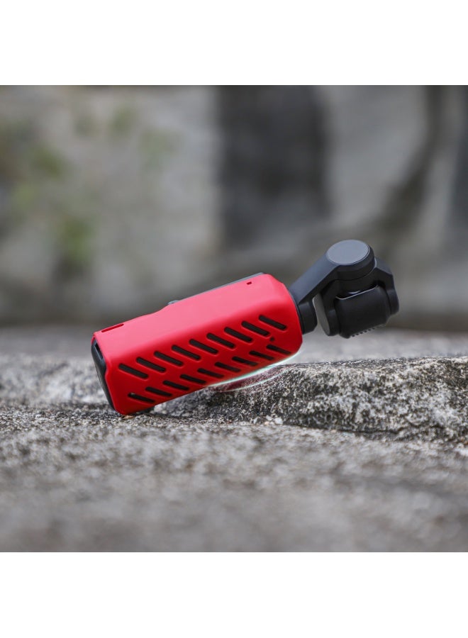 Sunnylife حافظة سيليكون لجهاز DJI OSMO Pocket 3، حافظة واقية مضادة للخدش ومضادة للانزلاق، حجم صغير متوافق مع Pocket 3 مع حبل عنق - Image 2