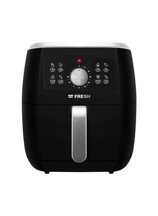Fresh Air Fryer Mechanical 1800 Watt 7 liter with Hand Silver