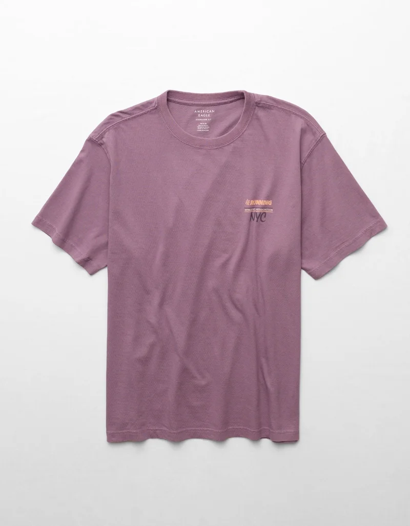 American Eagle  AE Running Club Graphic T-Shirt for Men | Best Price UAE