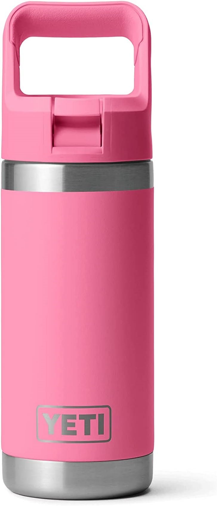 Yeti Rambler Jr. 12 Oz Kids Bottle  With Straw Cap  Harbor Pink - Image 3
