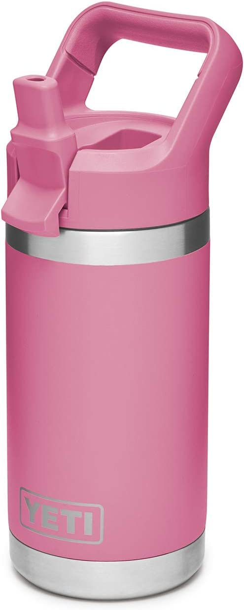 Yeti Rambler Jr. 12 Oz Kids Bottle  With Straw Cap  Harbor Pink - Image 2