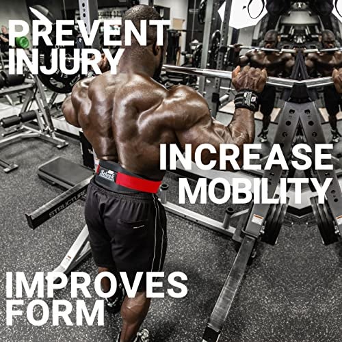 Schiek Sports Model 3004 Power Lifting Belt - Medium - Red - Image 5