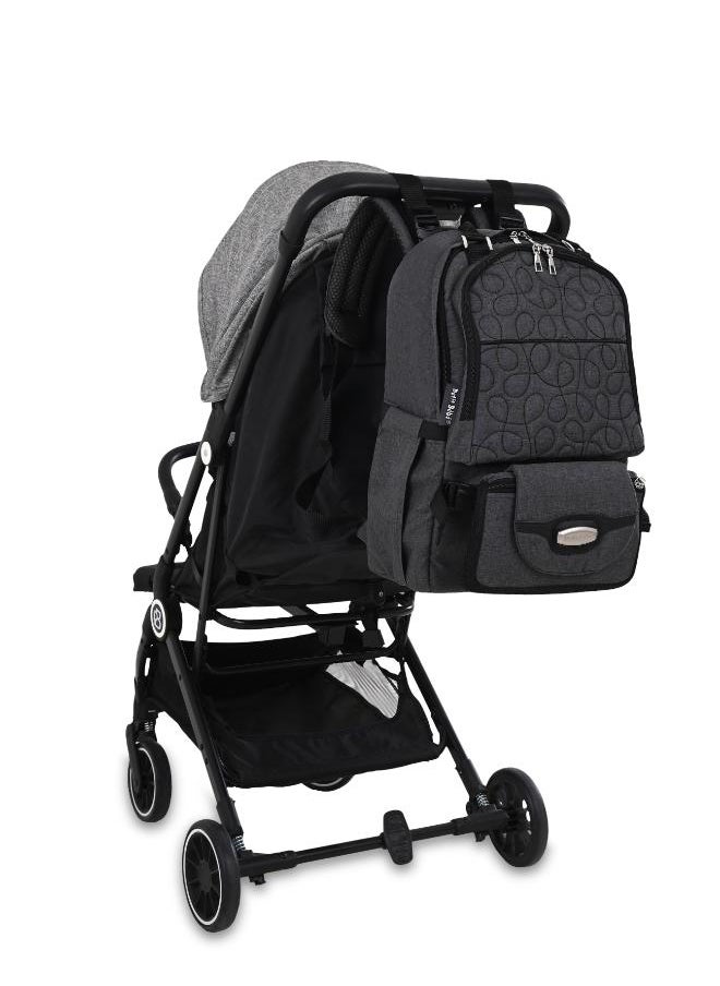 Petit bebe Diaper bag premuim go black  - Image 5
