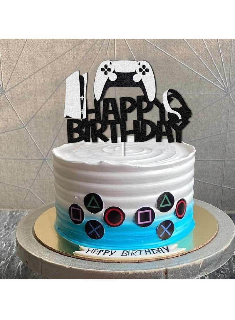 ذا بارتي بوبير زينة كعكة لعبة فيديو لامعة - لوازم حفلات أعياد الميلاد بإصدار PS5 - Image 3