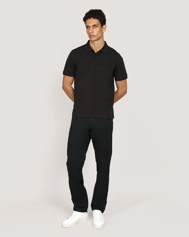 GANT  Regular Tonal Shield Short Sleeve Polo for Men | Best Price UAE