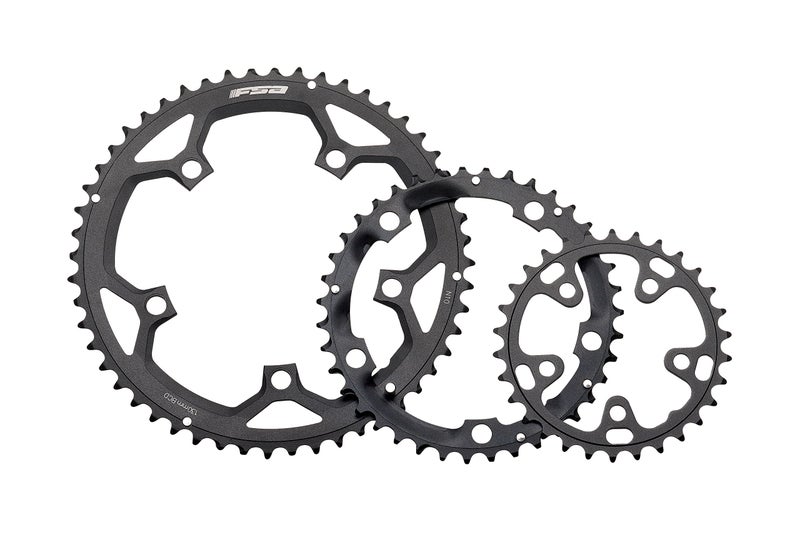 Fsa Full Speed Ahead Pro Black Triple 130/74Bcd Road Chainring - 130Bcd 39T - Image 1