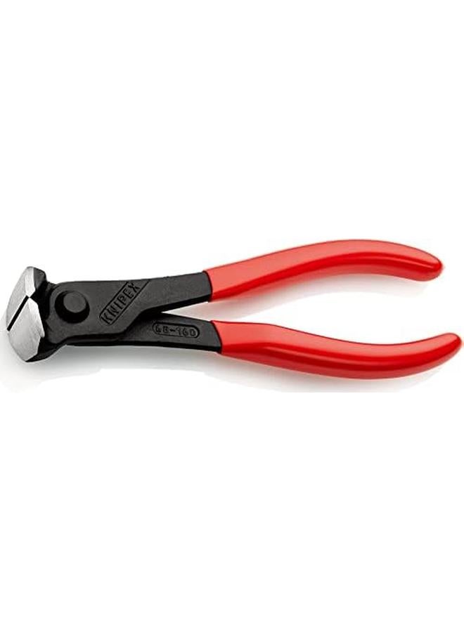 KNIPEX 68 01 160 Sb End Cutting Nipper Black Atramentized Plastic Coated 160 Mm Blister Packed  - Image 2