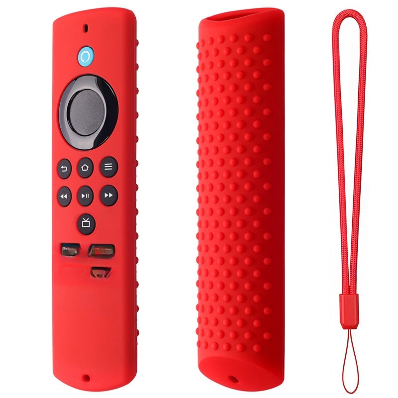 مناسب لجهاز تحكم عن بُعد تلفزيون Fire TV Stick Lite لعام 2021 - حافظة سيليكون باللون الأخضر المضيء تناسب إصدار Lite 2021 - Image 3