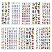 DaiUni 24 Sheets300 3D Puffy Stickers for Toddlers Kids Bulk Preschool Sticker Sheets for Reward Craft Scrapbooking Number and Letter - Image 3
