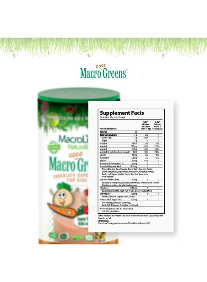 MacroLife Naturals Macro Coco Greens Drink Mix For Kids - Image 2