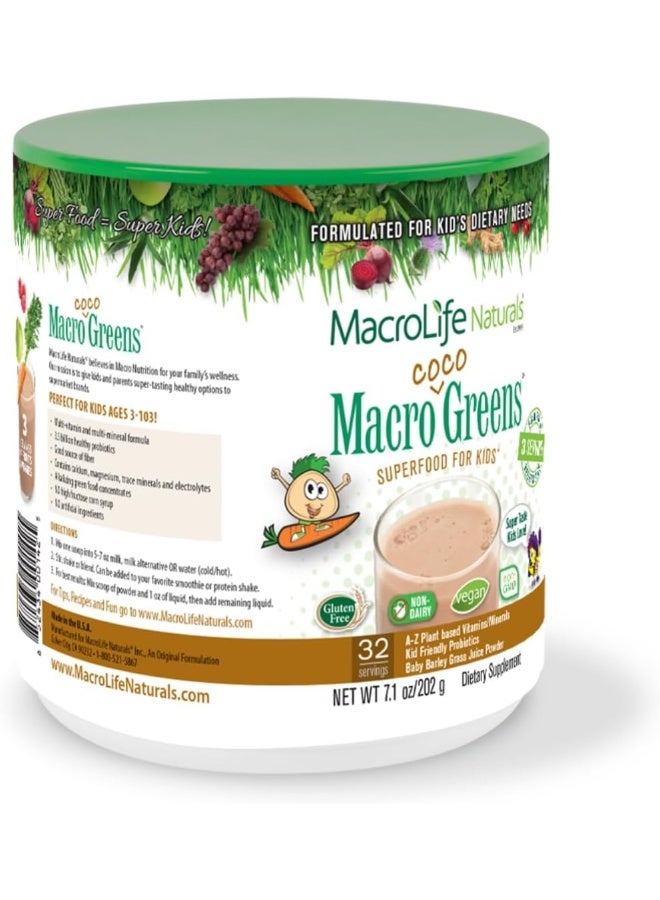 MacroLife Naturals Macro Coco Greens Drink Mix For Kids - Image 3