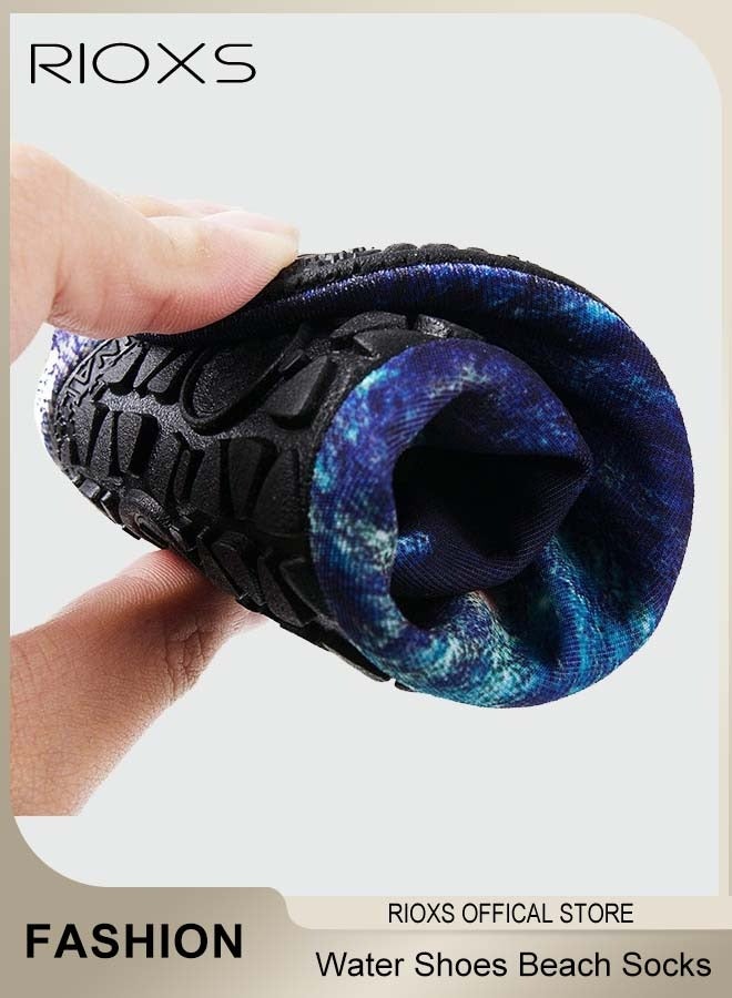 RIOXS Water Shoes for Men, Barefoot Quick Drying Aqua Water Socks, Slip-on Colorful Swim Beach Shoes for Snorkeling Surfing Kayaking Beach Walking Yoga, Wear Sport Accessories, Pool Camping Must Haves  - Image 2