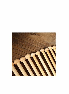 Excefore 36PCS Bamboo Knitting Needles Set, Single Pointed Carbonized Knitting Needles, 18 Sizes from 2.0mm-10.0mm, 9 Inches Length for Handmade Creative DIY  - Image 4