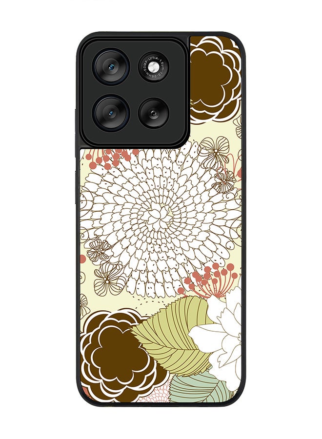 Stylizedd For Motorola Moto G56 Case,Slim fit Camera Protection, Shockproof Thin Phone cover  - Blooming Flower - Image 1