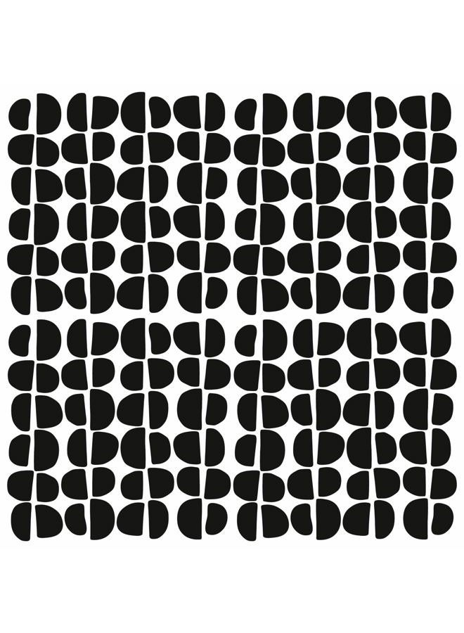 Kazova Geometric Wall Decals Boho Black Wall Stickers Abstract Wall Art Sticker Modern Wall Stickers Half Circle Arch Wall Decals Peel and Stick Vinyl Wall Decals for Bedroom Living Room Decor - Image 1