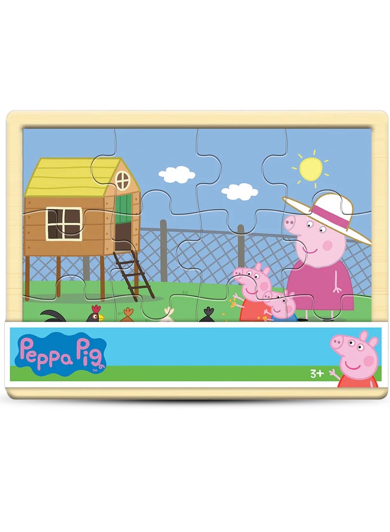 Trefl Peppa Pig 2 in 1 Puzzle + Sticks Set by Trefl , My Favourite Puzzle Series for Kids Ages 3+, Includes 30-Piece Jigsaw Puzzle & 6-Piece Puzzle Sticks, Educational and Fun Activity for Toddlers - Image 3