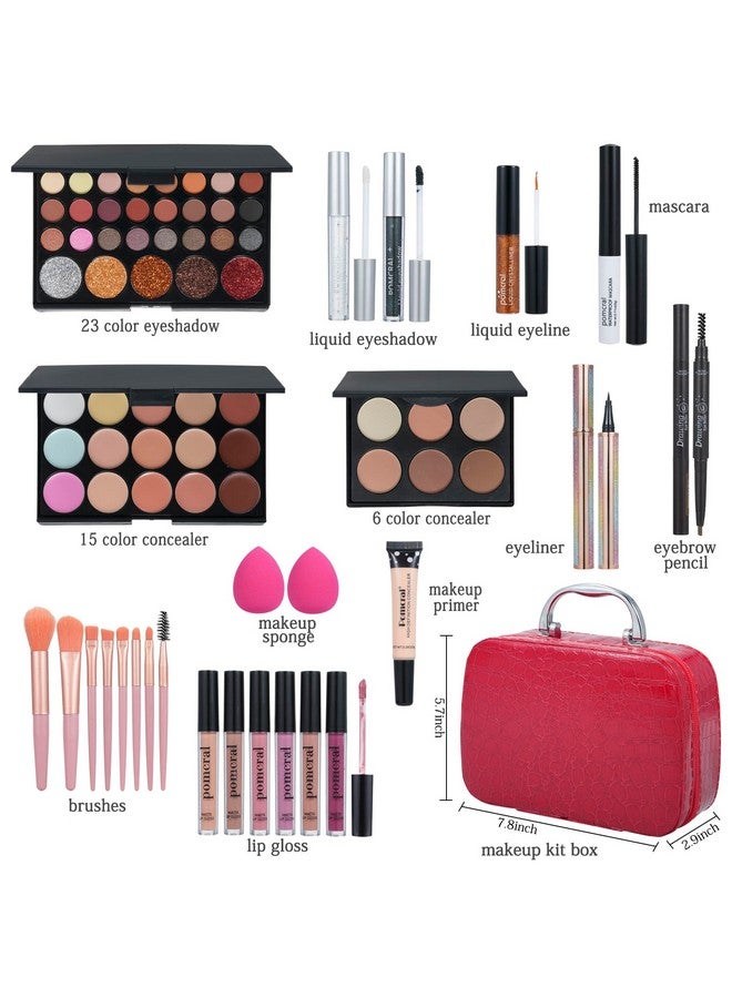 pomcral Makeup Kit,Makeup Set For Women Full Kit,Professional Make up Kit For Beginners,Makeup Gift Set For Women,Makeup Sets for Girls,Makeup Kit For Teens - Image 2