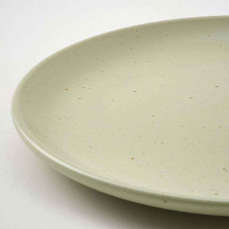 Baitique Side Plate, Stoneware, Matte Speckled, Light Green, 18 cm - Image 3