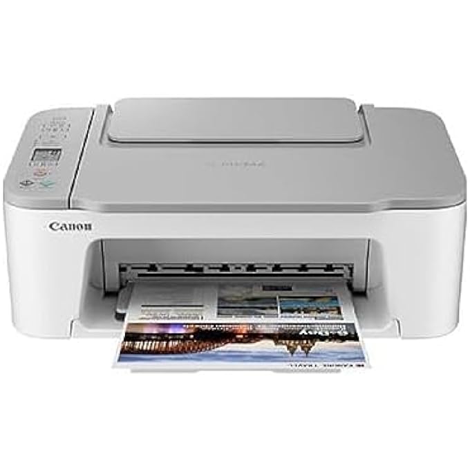 PIXMA TS3551I 3-IN-1 WIFI PRINTER FOR HOME OFFICE, COPIER AND SCANNER - PIXMA PRINT PLAN COMPATIBLE - PRINT BORDERLESS PHOTOS - WIRELESS PRINTING/SCAN VIA CLOUD AND SMARTPHONE (WHITE) - Image 1