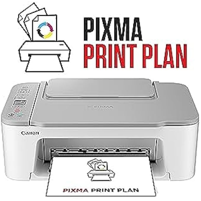 PIXMA TS3551I 3-IN-1 WIFI PRINTER FOR HOME OFFICE, COPIER AND SCANNER - PIXMA PRINT PLAN COMPATIBLE - PRINT BORDERLESS PHOTOS - WIRELESS PRINTING/SCAN VIA CLOUD AND SMARTPHONE (WHITE) - Image 3
