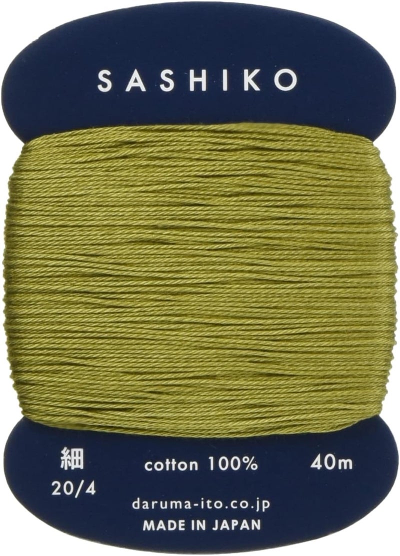 Yokota Daruma Sashiko Thread Single and Variegated Color (Warbler, Thin 40M Card)