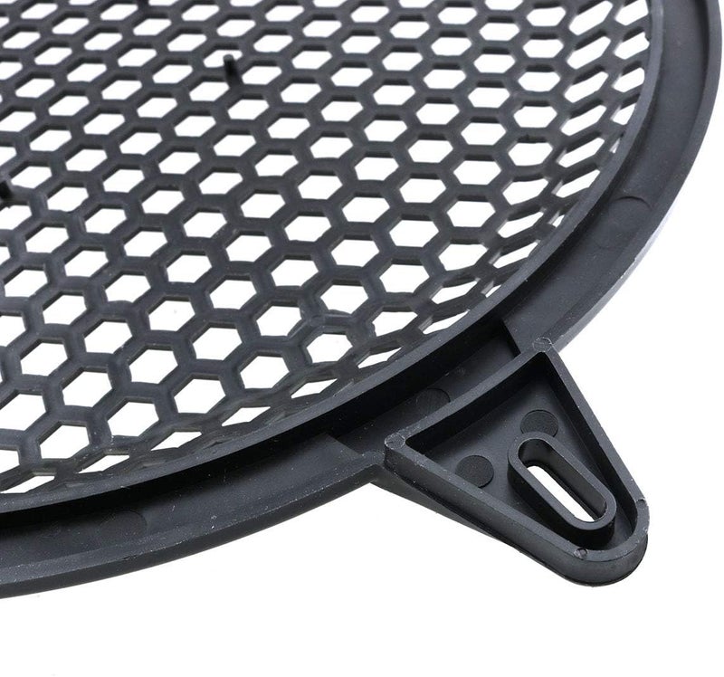 Eoutstanding 10Inch Subwoofer Speaker Waffle Grill Guard Protector Cover Black Plastic Mesh Round Car Subwoofer Speaker Cover - Image 4