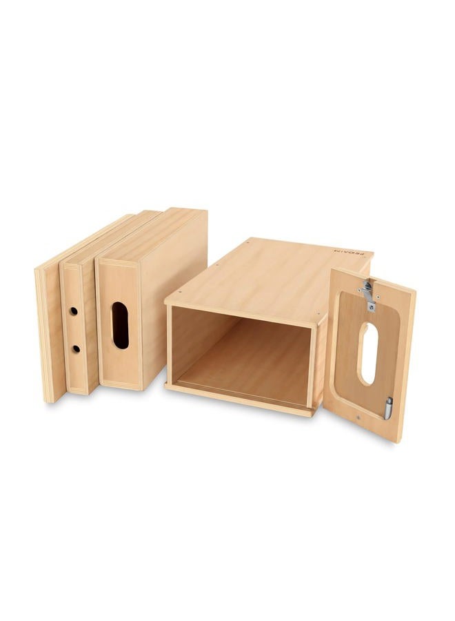 PROAIM Nested APPL-Box Set for Studio, Film Set & Photography. 5/8” Baby Pin Mount for Accessories. Multifunctional Wooden Boxes for Propping, Levelling, Sitting, or Standing (AB-12) - Image 1