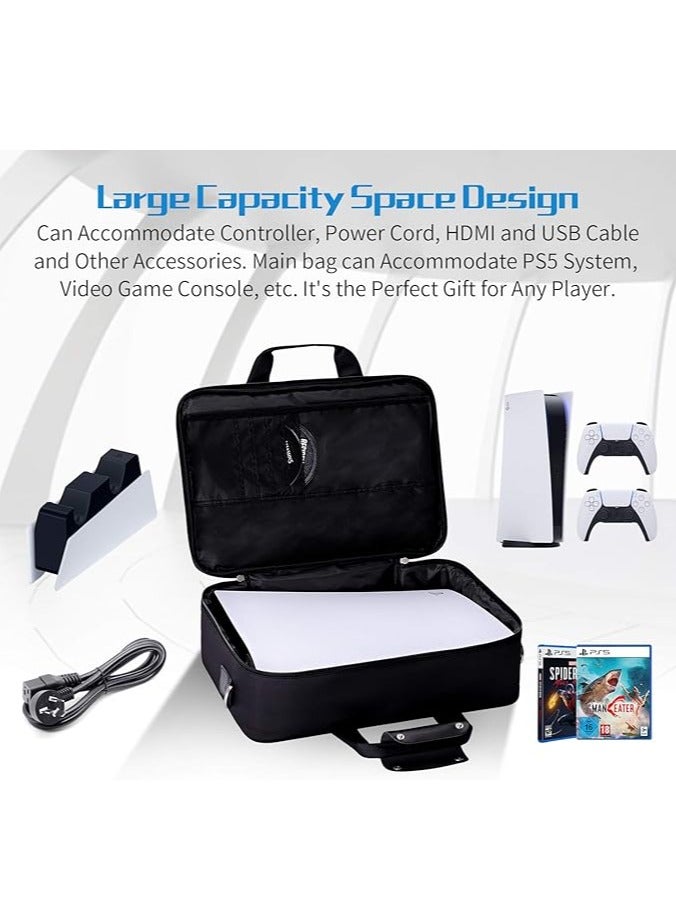 general For PS5 Organizer Sony PS5 Console Shoulder Bag Handle Disc Portable Bag Laptop Bag - Image 2