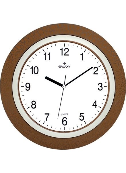Galaxy 116-X Brown Color New Wall Clock 33.5 cm 