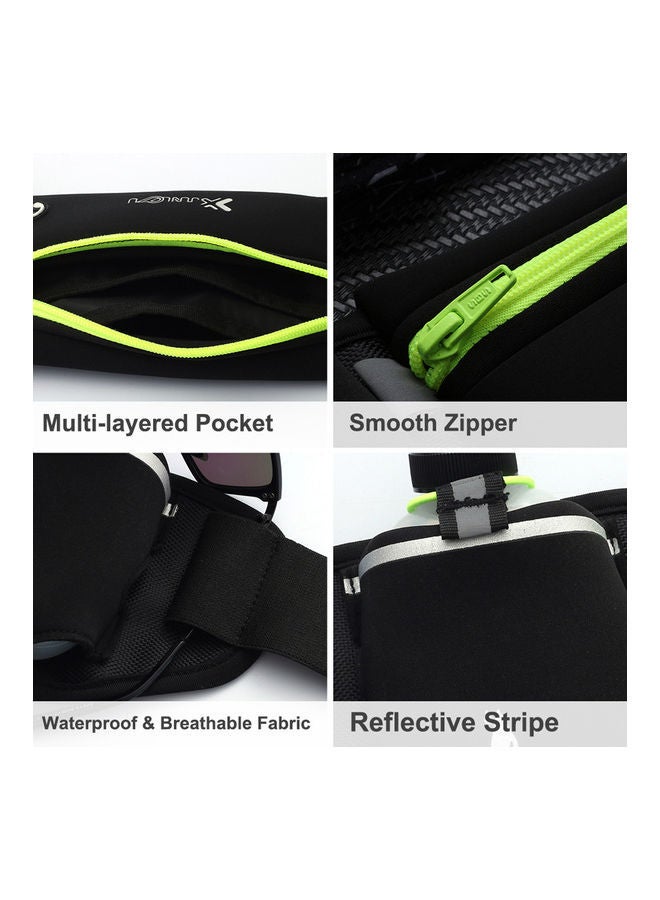 NIBEMINENT Waist Bag Running Belt With Water Bottles 19 x 3 17cm - Image 3