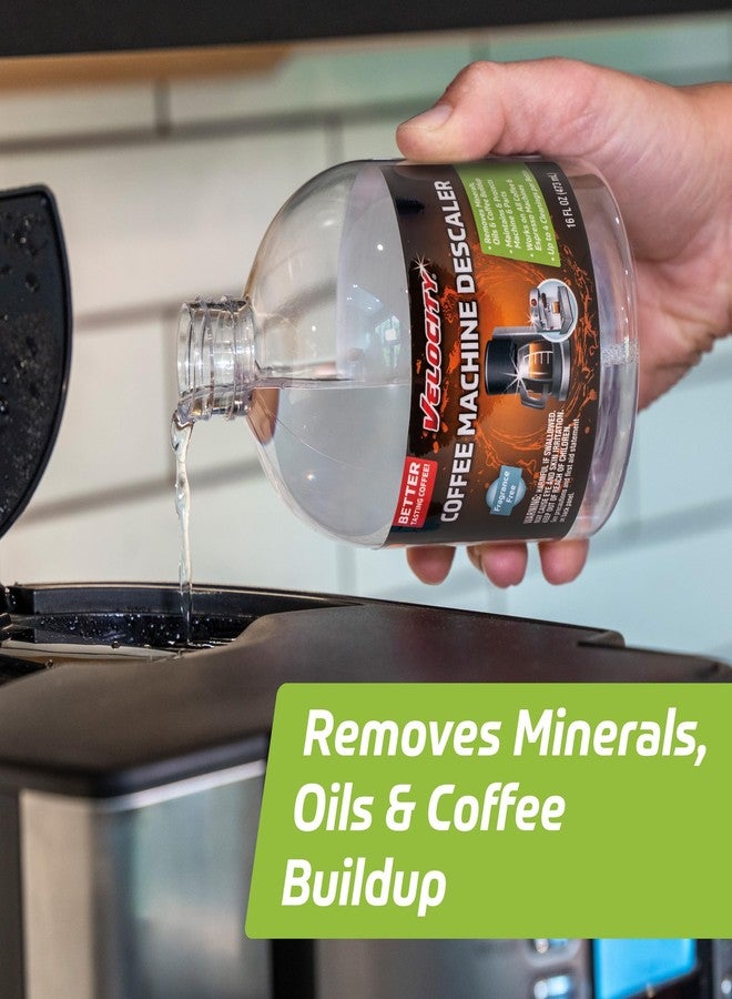 Velocity Coffee Machine Cleaner and Descaler – 4 Uses Per Bottle. Deep Cleans Coffee Makers & Espresso Machines, Coffee Maker Cleaner compatible with Keurig, Breville, Nespresso, Mr. Coffee & More. - Image 3